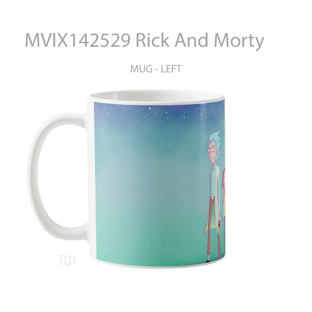Mug Rick And Morty Gelas Keramik Unik - All-side / Desain