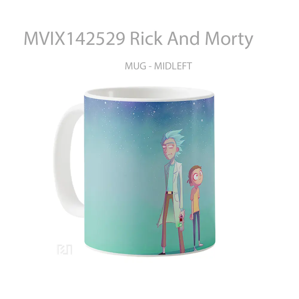 Mug Rick And Morty Gelas Keramik Unik - All-side / Desain