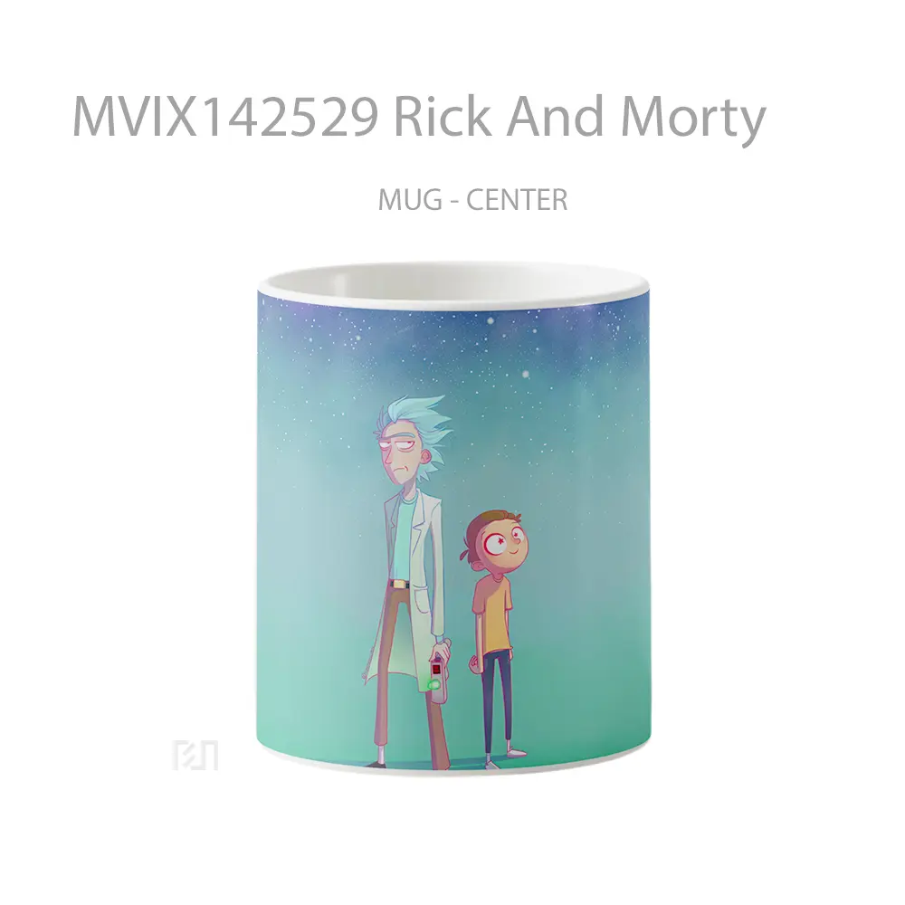 Mug Rick And Morty Gelas Keramik Unik
