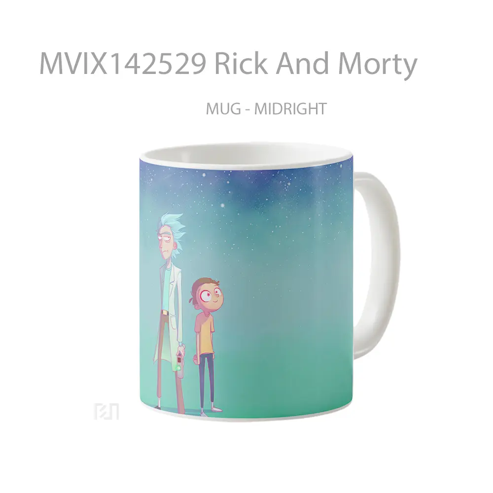 Mug Rick And Morty Gelas Keramik Unik - All-side / Desain