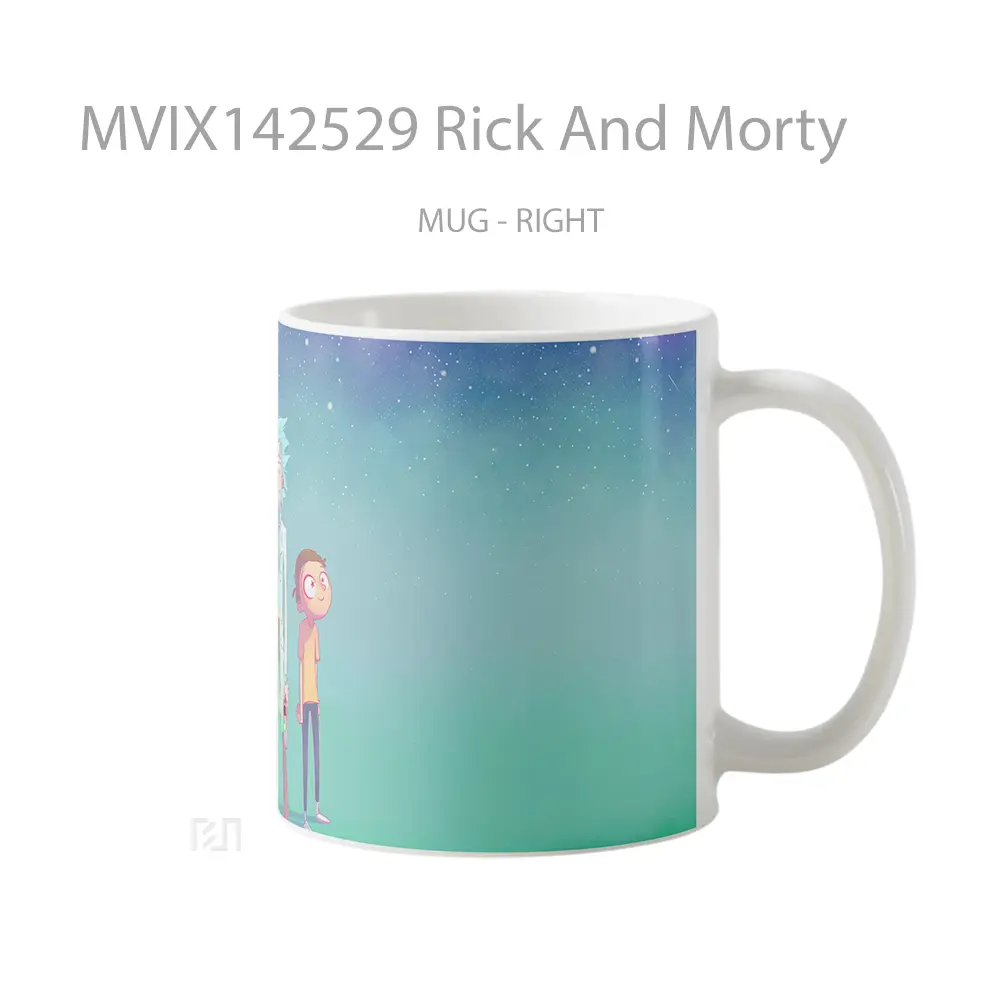 Mug Rick And Morty Gelas Keramik Unik - All-side / Desain