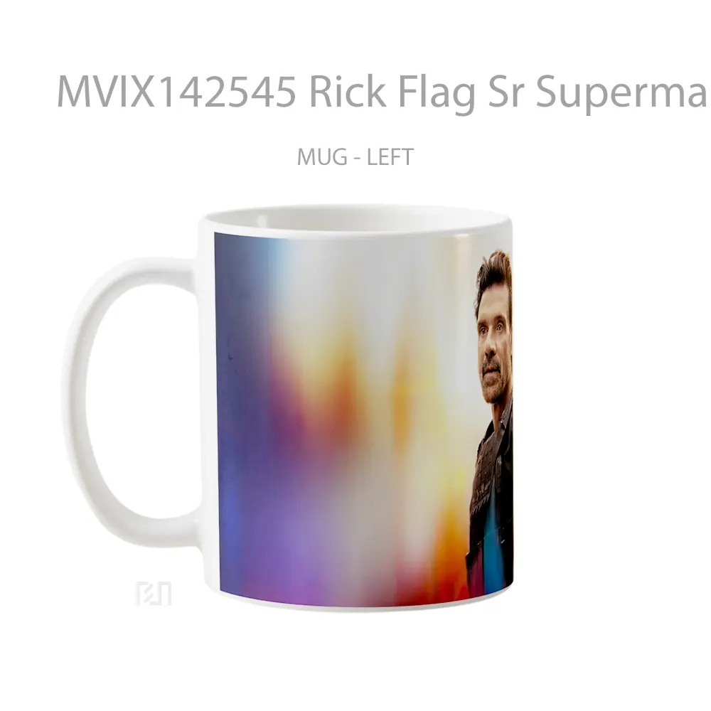 Mug Rick Flag Sr Superman 2025 Frank Grillo Gelas Superhero - All-side / Desain