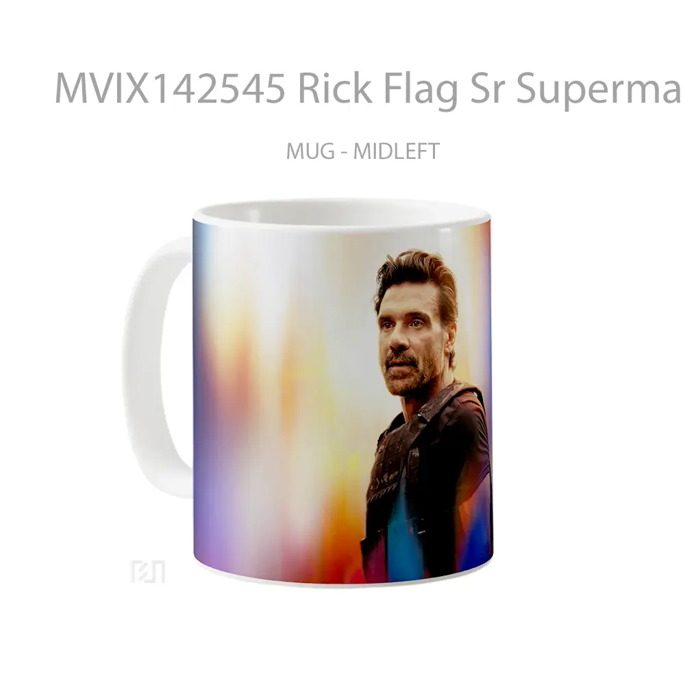 Mug Rick Flag Sr Superman 2025 Frank Grillo Gelas Superhero - All-side / Desain