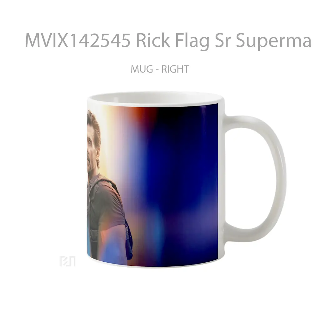 Mug Rick Flag Sr Superman 2025 Frank Grillo Gelas Superhero - All-side / Desain