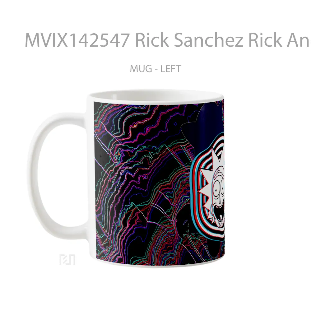 Mug Rick Sanchez Rick And Morty Gelas Keramik Unik - All-side / Desain