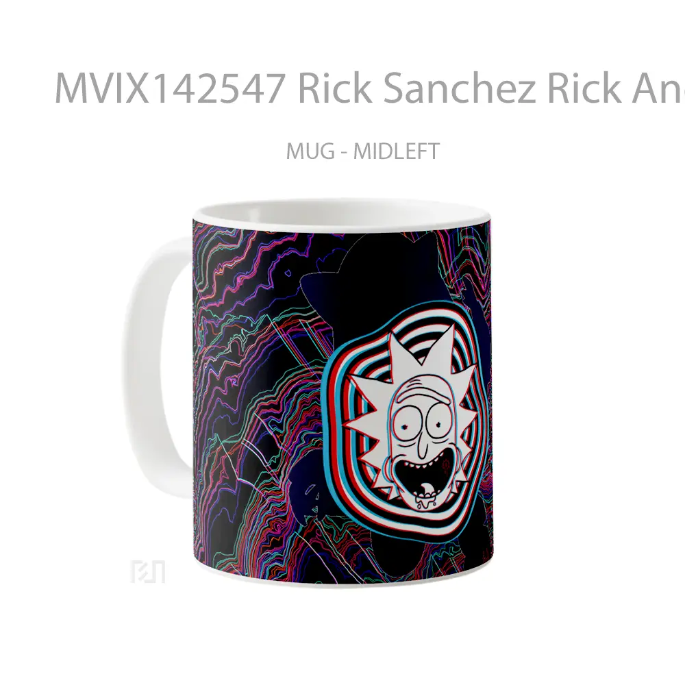 Mug Rick Sanchez Rick And Morty Gelas Keramik Unik - All-side / Desain