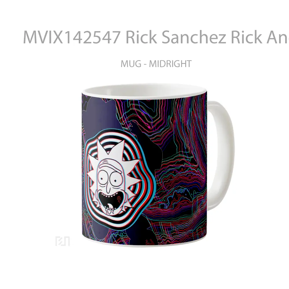 Mug Rick Sanchez Rick And Morty Gelas Keramik Unik - All-side / Desain