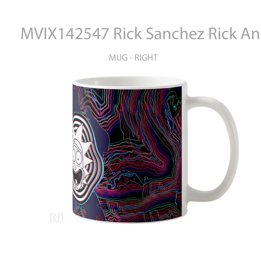Mug Rick Sanchez Rick And Morty Gelas Keramik Unik - All-side / Desain