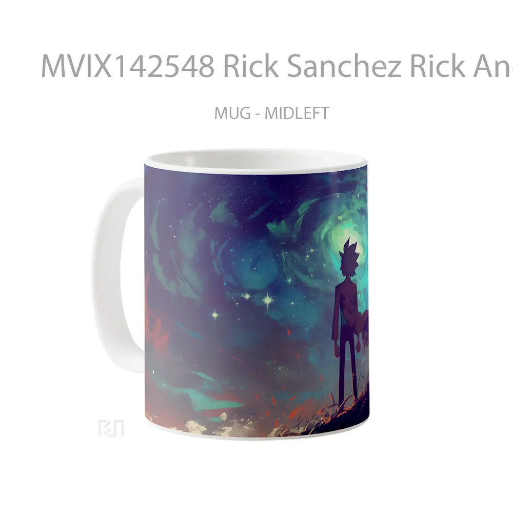 Mug Rick Sanchez Rick And Morty Gelas Keramik Unik - All-side / Desain