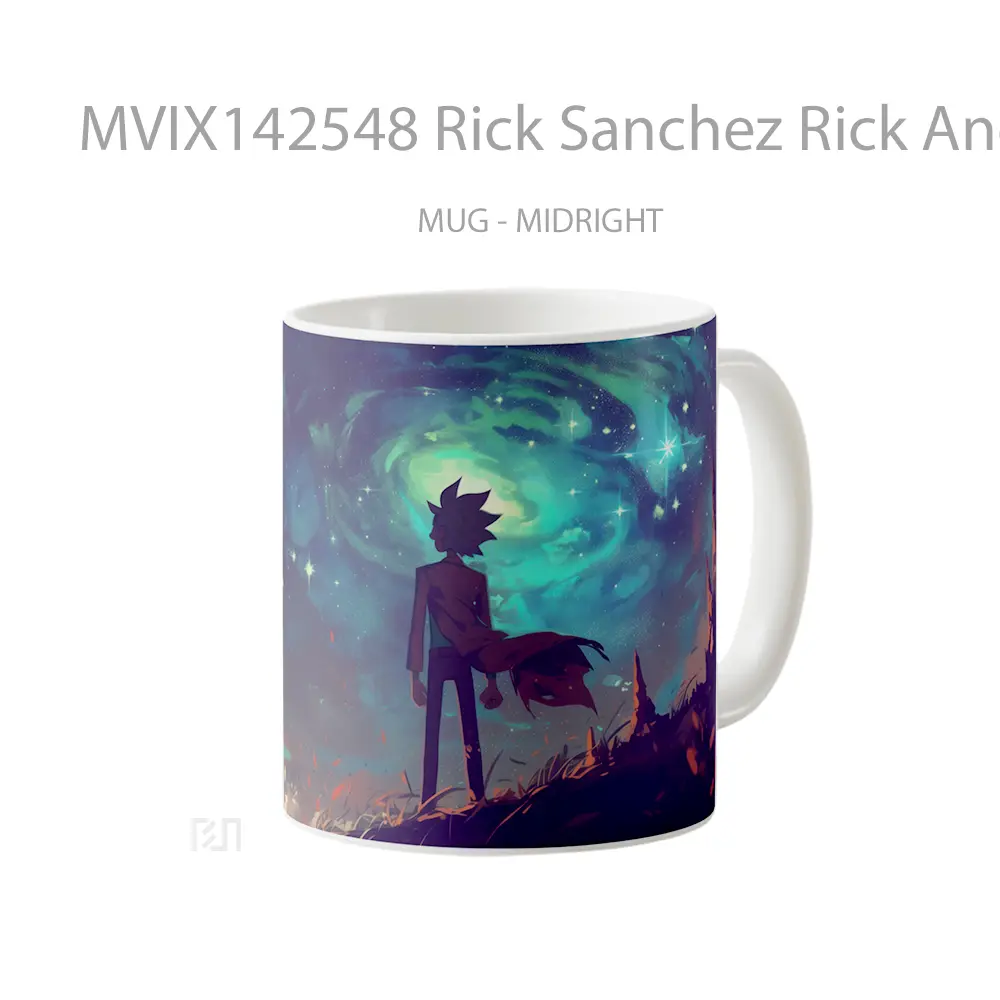 Mug Rick Sanchez Rick And Morty Gelas Keramik Unik - All-side / Desain