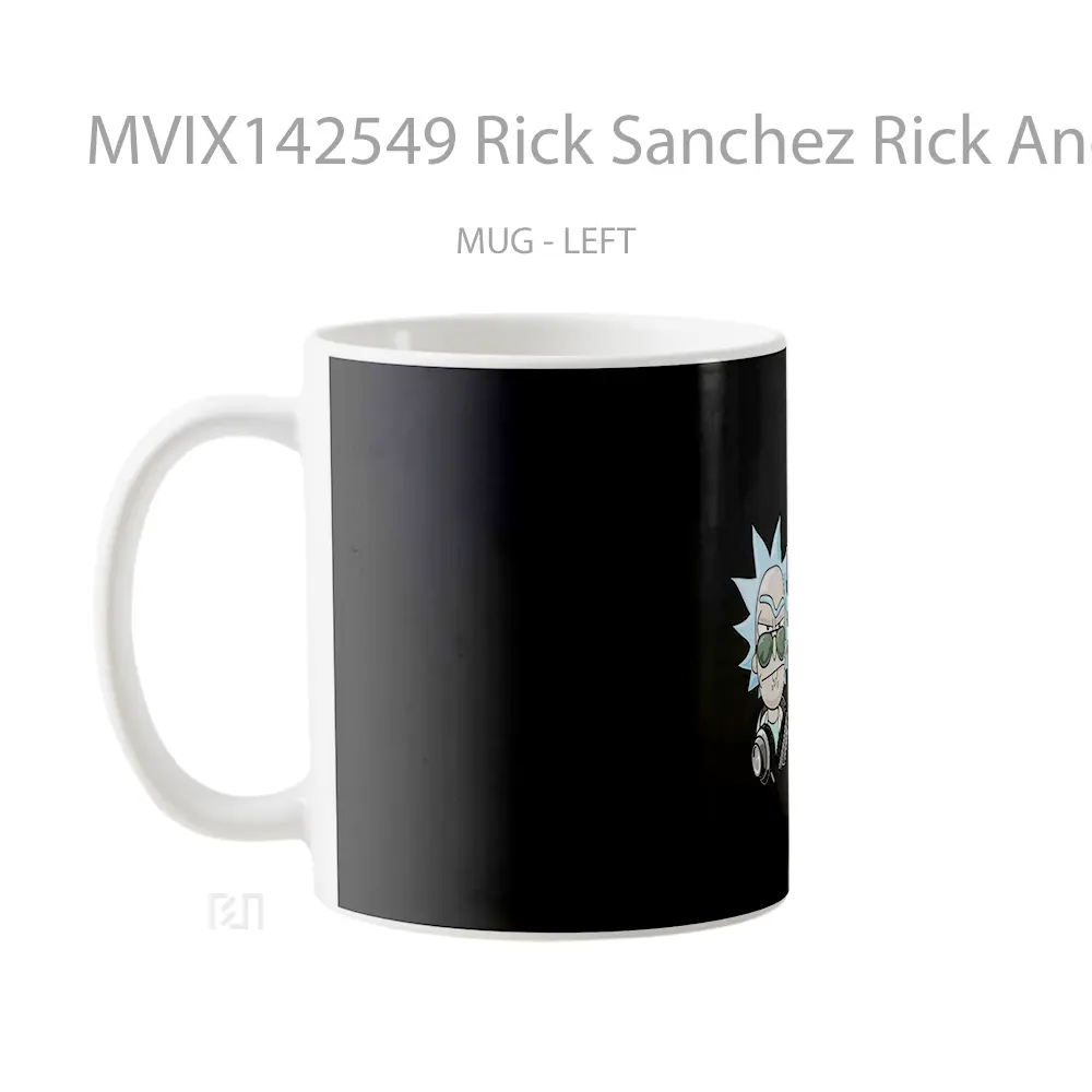 Mug Rick Sanchez Rick And Morty Gelas Keramik Unik - All-side / Desain