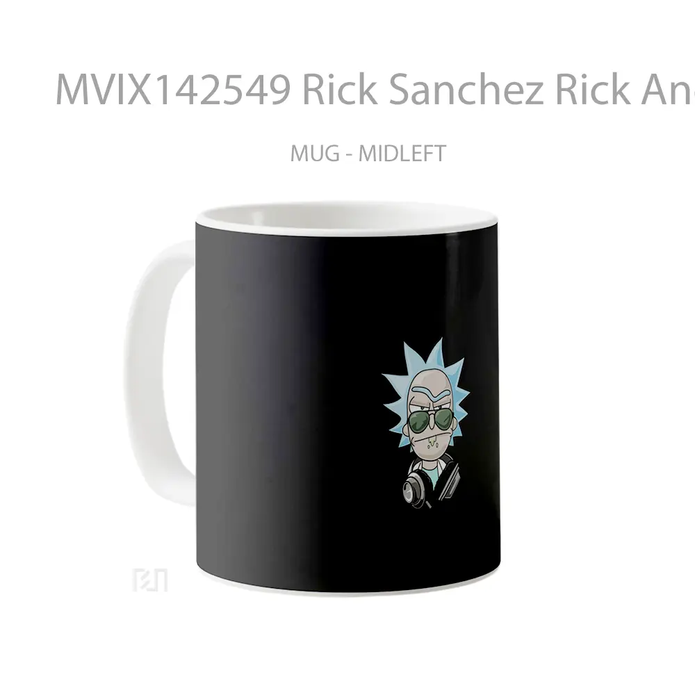 Mug Rick Sanchez Rick And Morty Gelas Keramik Unik - All-side / Desain