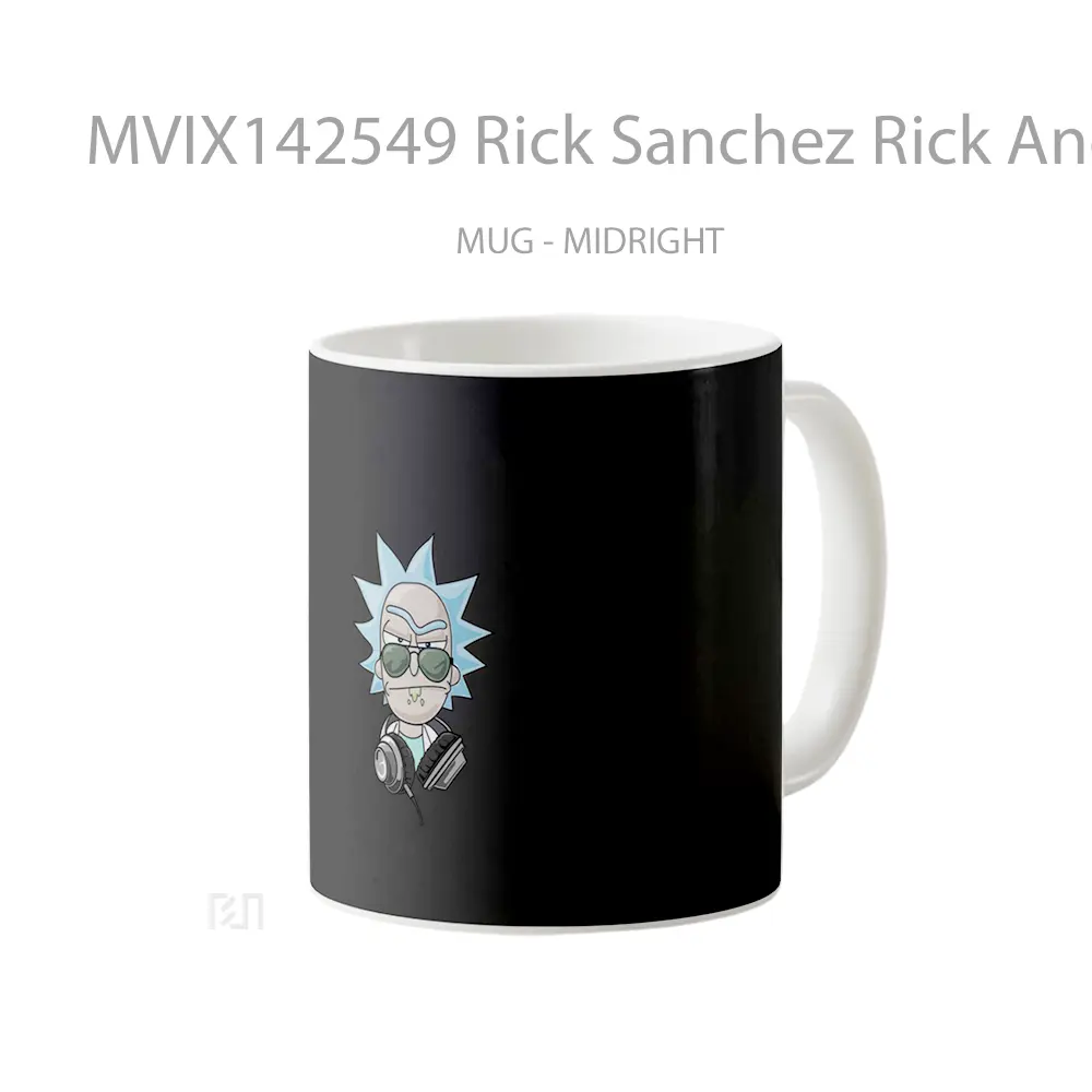 Mug Rick Sanchez Rick And Morty Gelas Keramik Unik - All-side / Desain