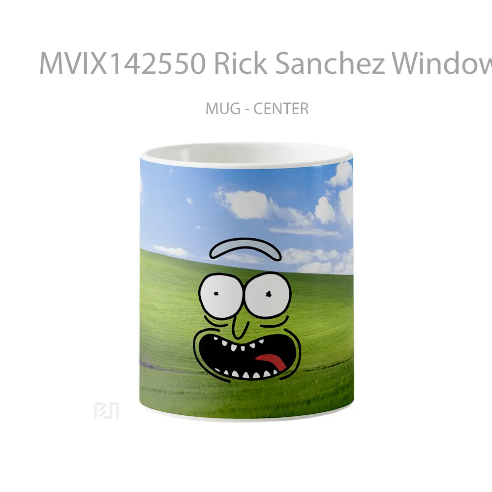Mug Rick Sanchez Windows Background Rick And Morrty Gelas Keramik Unik