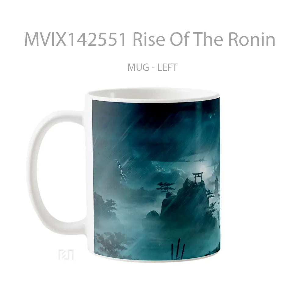 Mug Rise Of The Ronin Gelas Keramik Unik - All-side / Desain