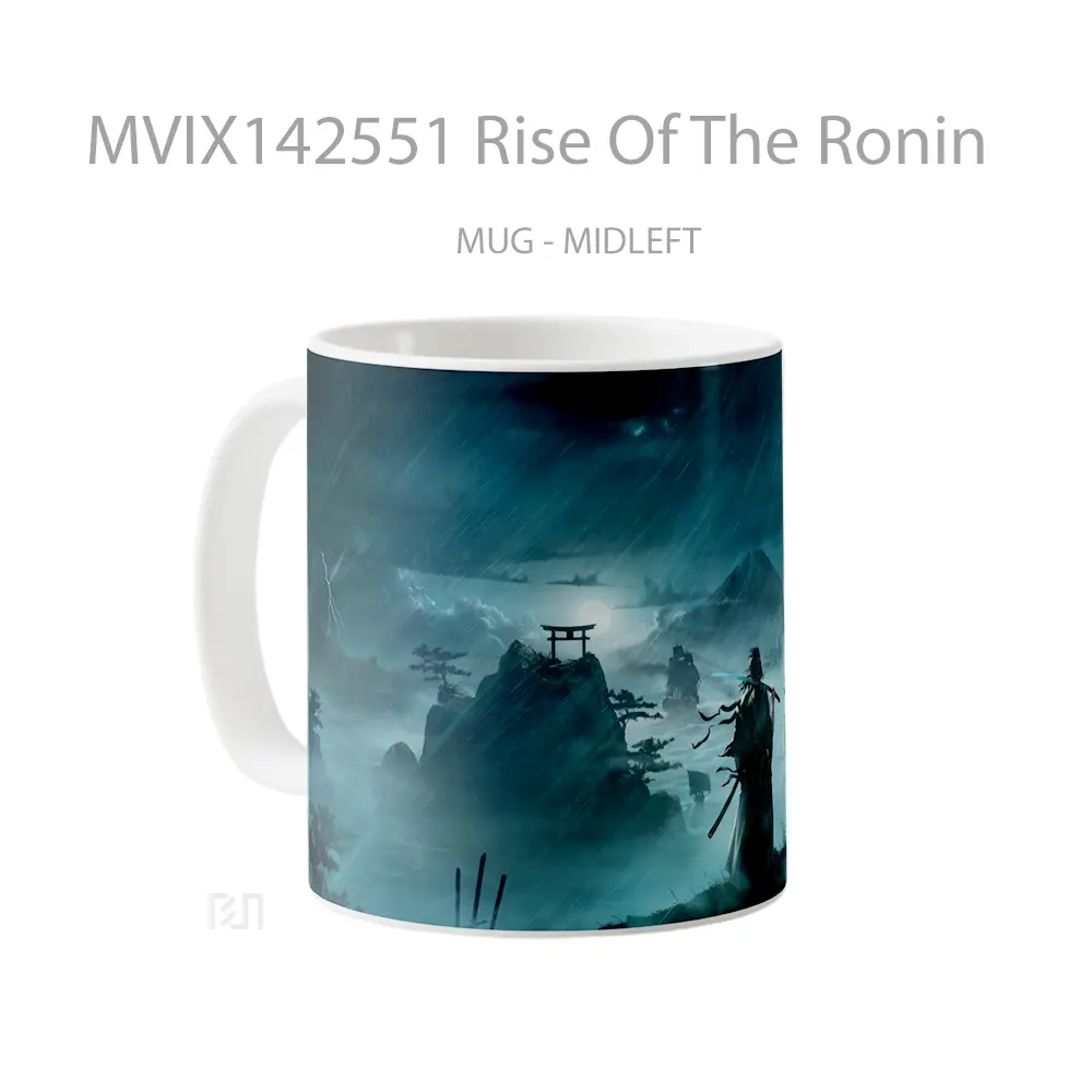 Mug Rise Of The Ronin Gelas Keramik Unik - All-side / Desain