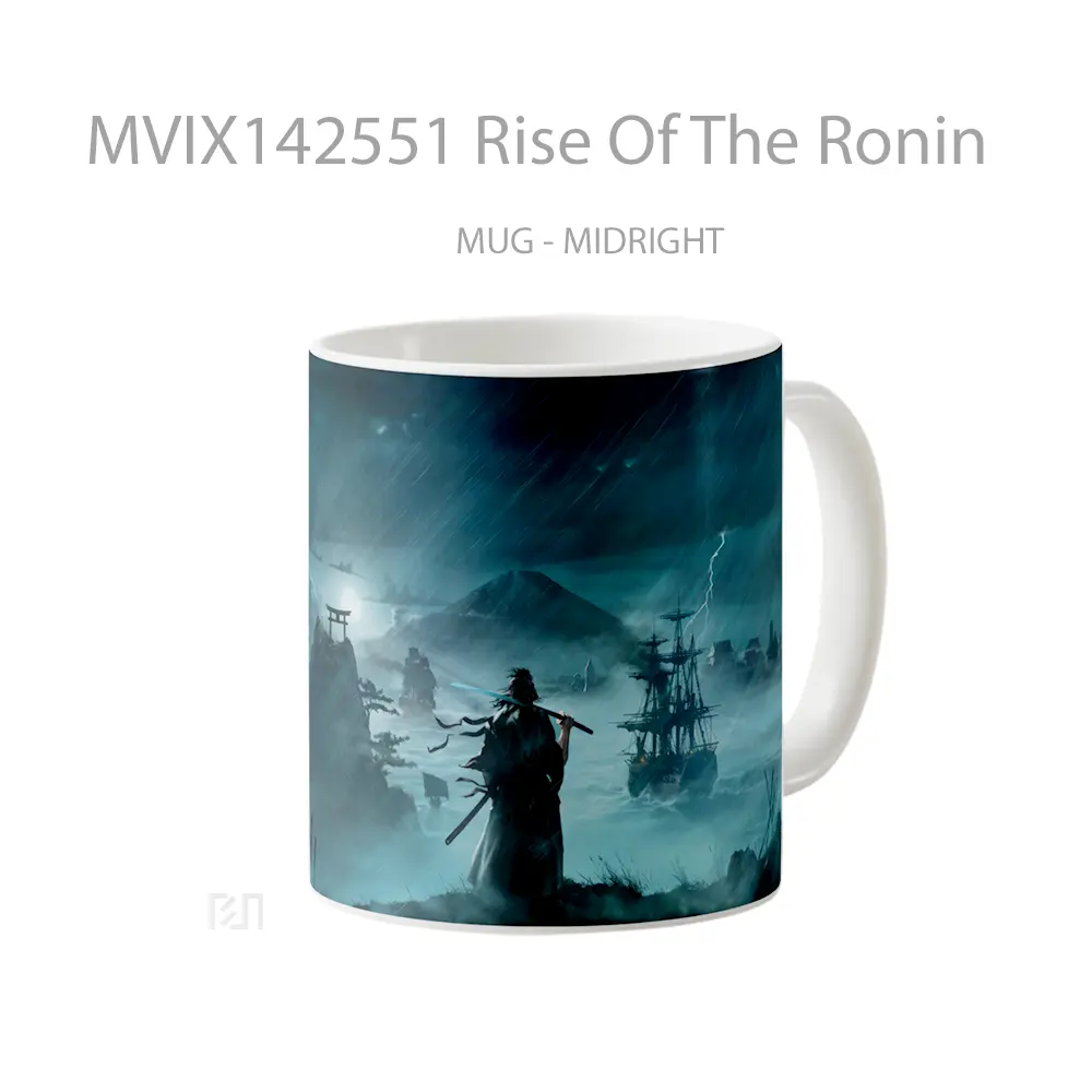 Mug Rise Of The Ronin Gelas Keramik Unik - All-side / Desain