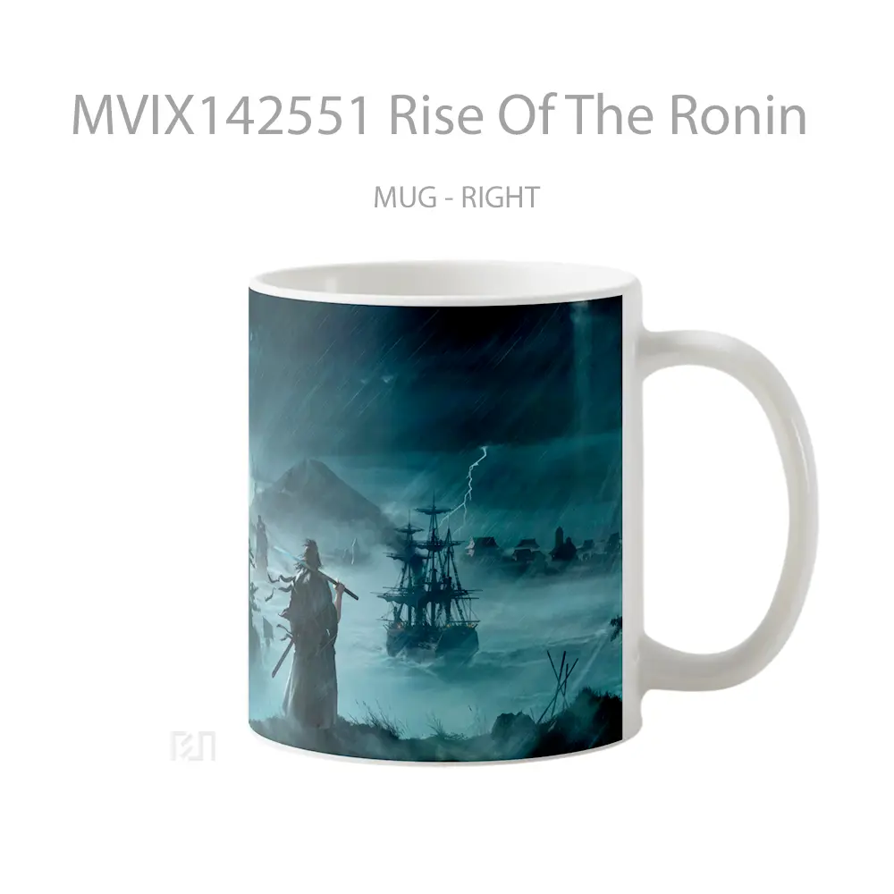 Mug Rise Of The Ronin Gelas Keramik Unik - All-side / Desain