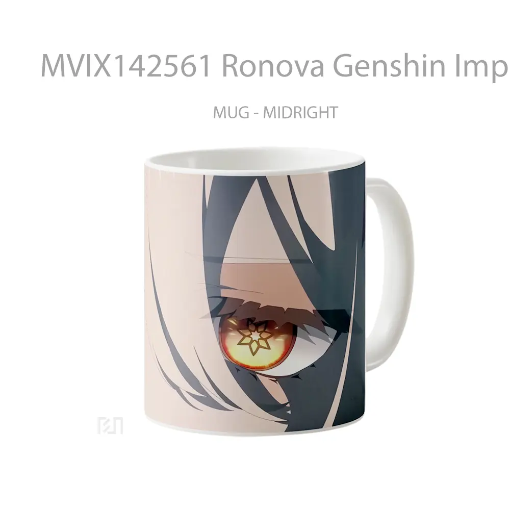 Mug Ronova Genshin Impac Gelas Keramik Unik - All-side / Desain