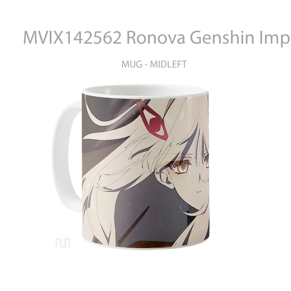 Mug Ronova Genshin Impac Gelas Keramik Unik - All-side / Desain