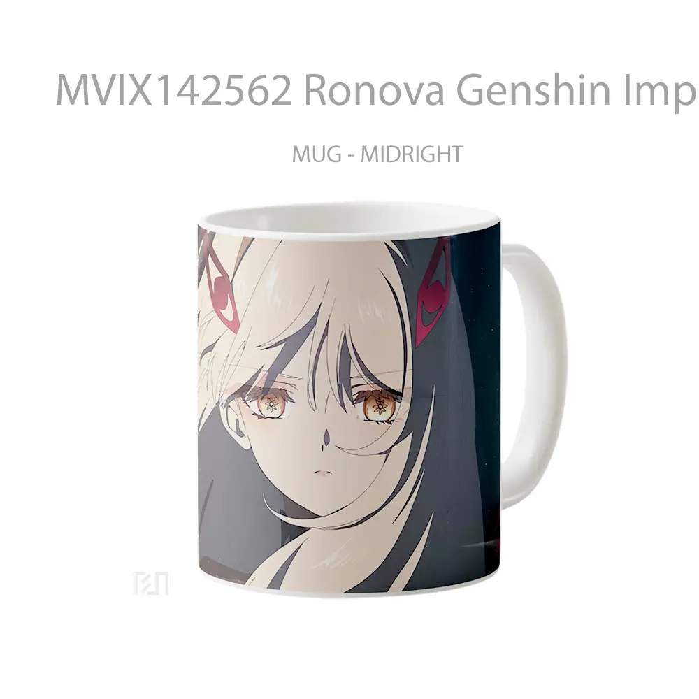 Mug Ronova Genshin Impac Gelas Keramik Unik - All-side / Desain