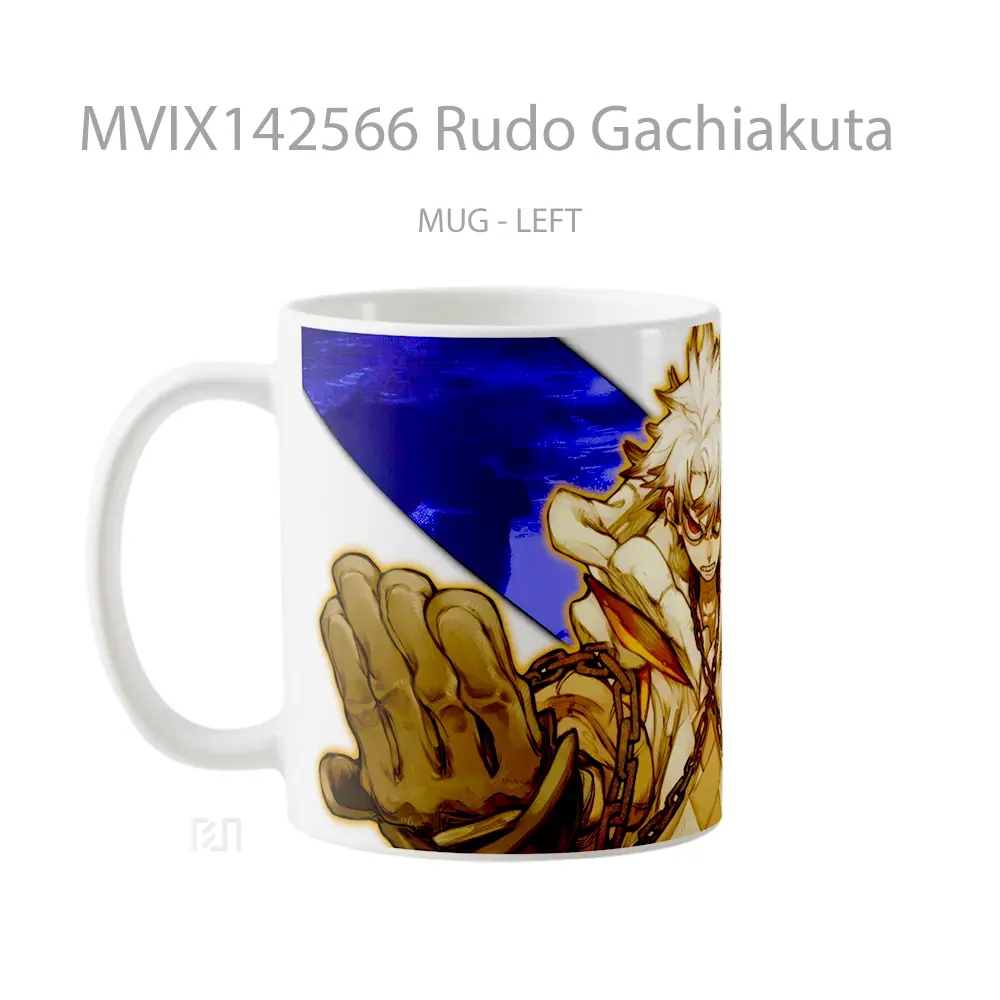 Mug Rudo Gachiakuta Gelas Keramik Unik - All-side / Desain