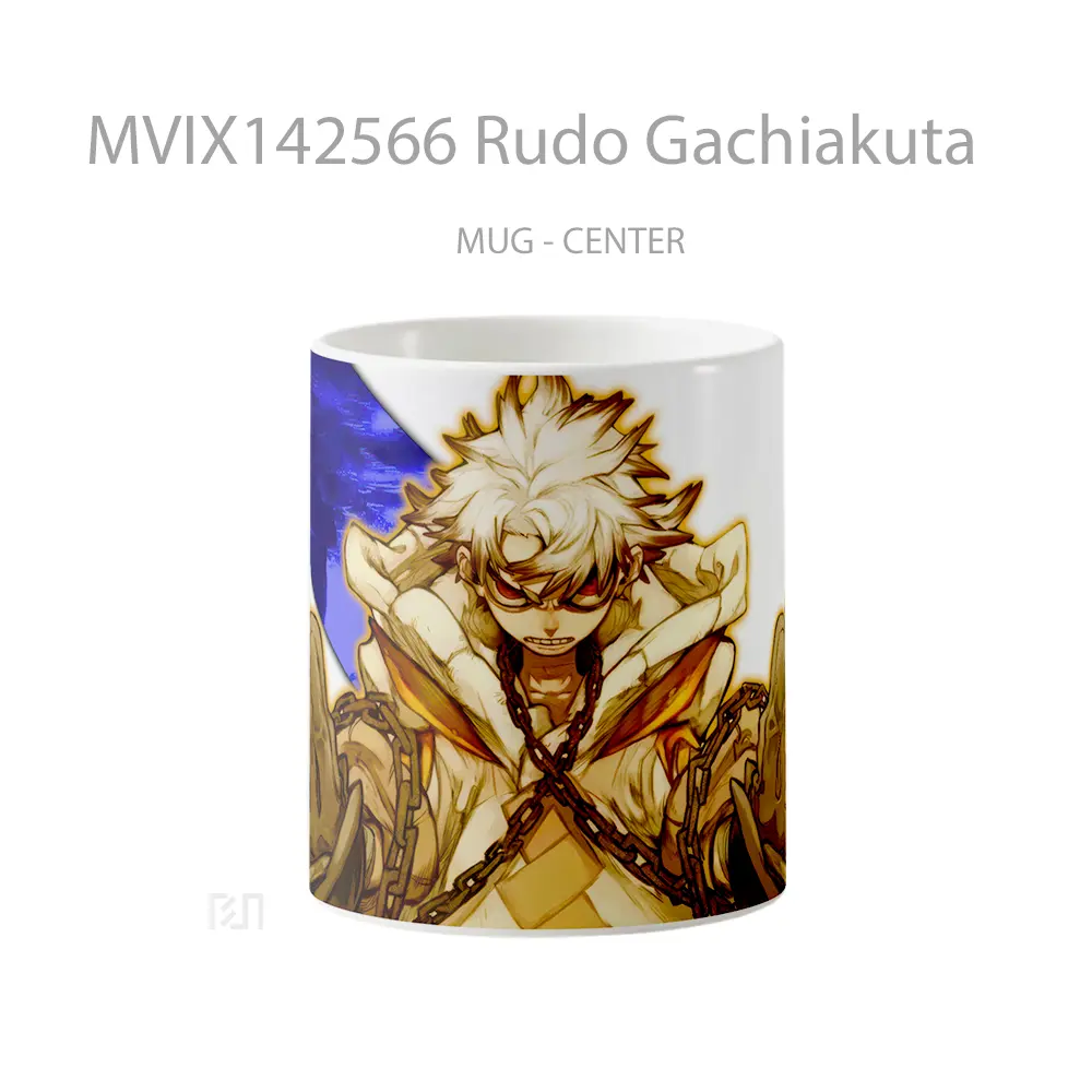 Mug Rudo Gachiakuta Gelas Keramik Unik