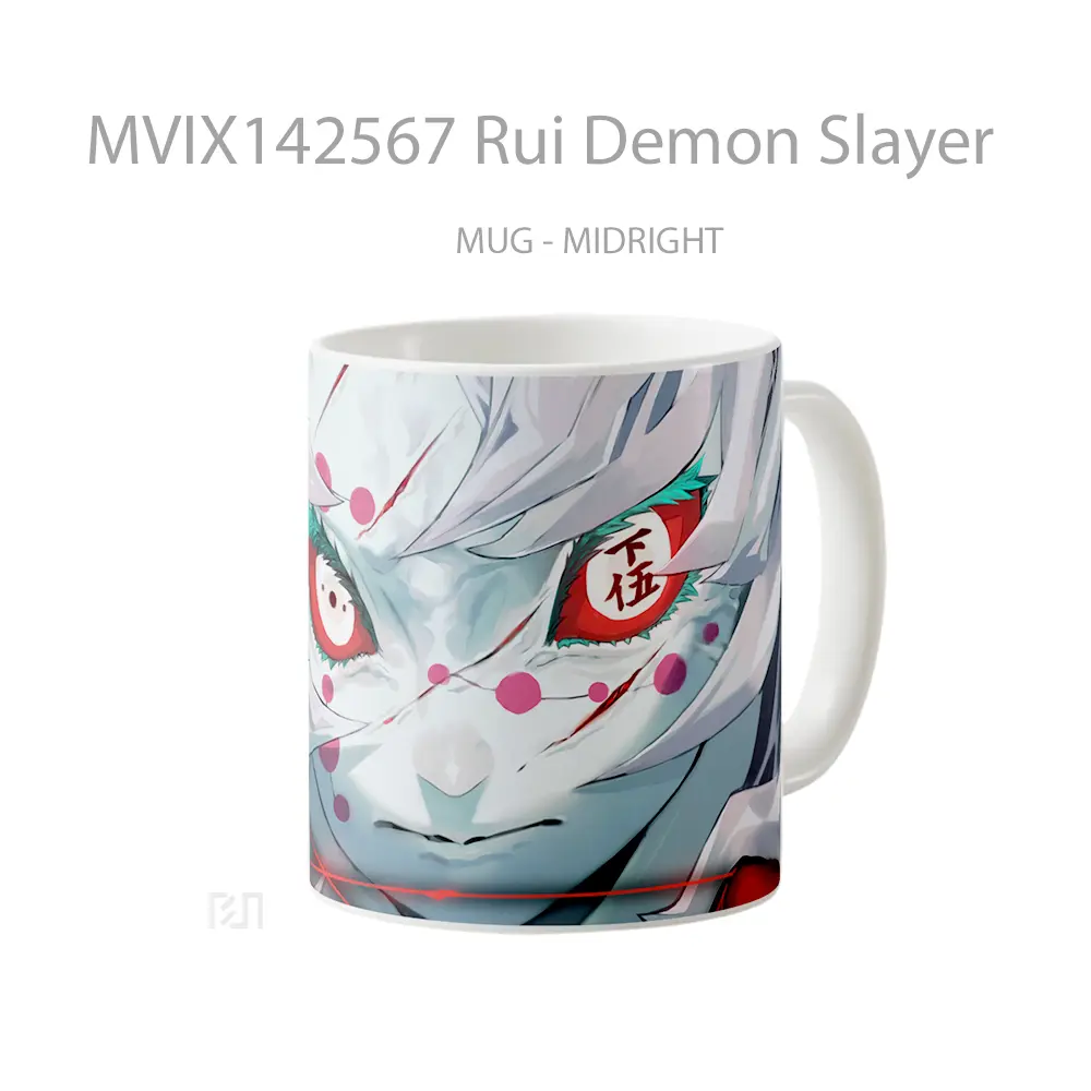 Mug Rui Demon Slayer Gelas Keramik Unik - All-side / Desain