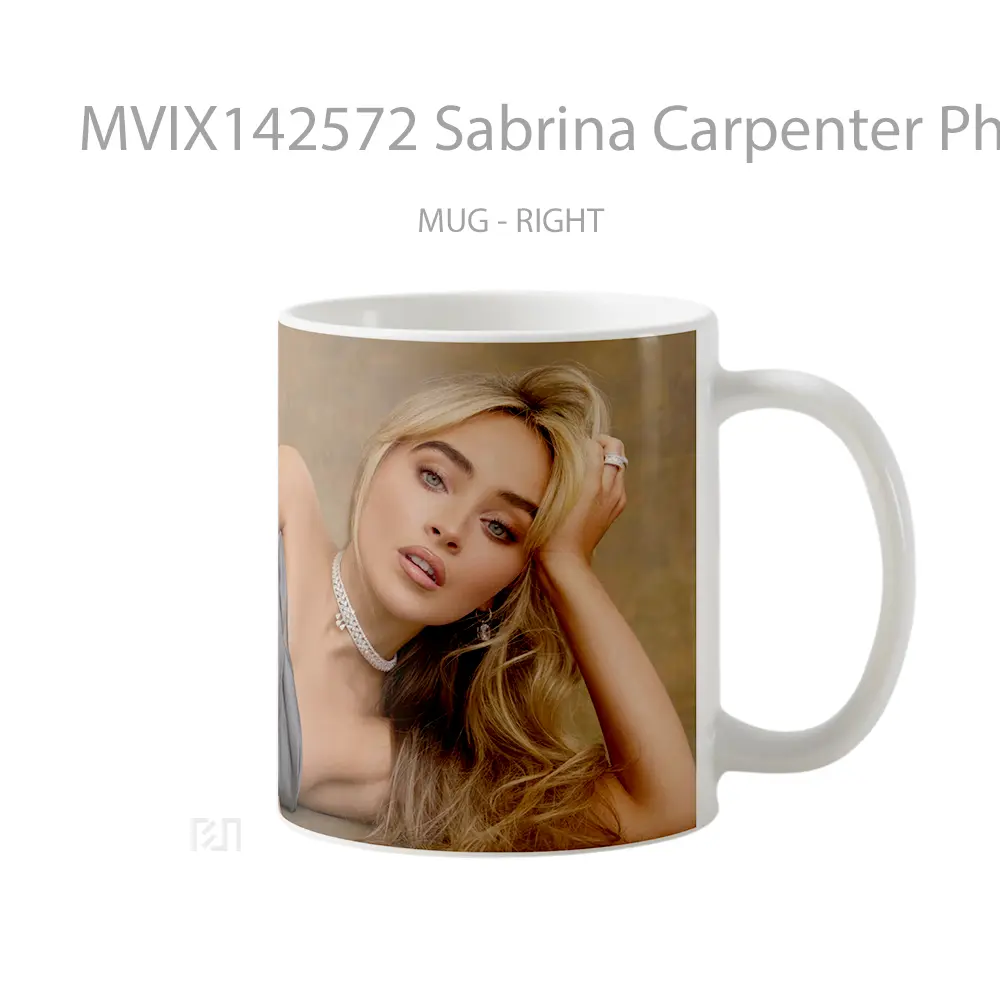 Mug Sabrina Carpenter Photoshoot Gelas Keramik Unik - All-side / Desain