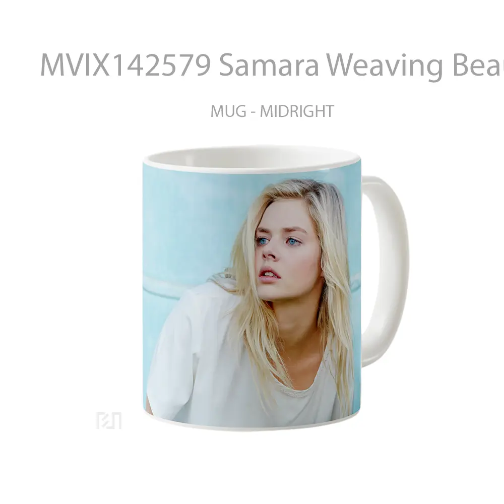 Mug Samara Weaving Beautiful Blonde Actress Gelas Keramik Unik - All-side / Desain