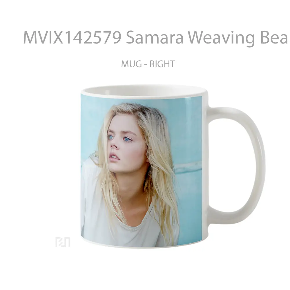 Mug Samara Weaving Beautiful Blonde Actress Gelas Keramik Unik - All-side / Desain