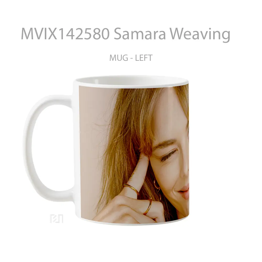 Mug Samara Weaving Gelas Keramik Unik - All-side / Desain