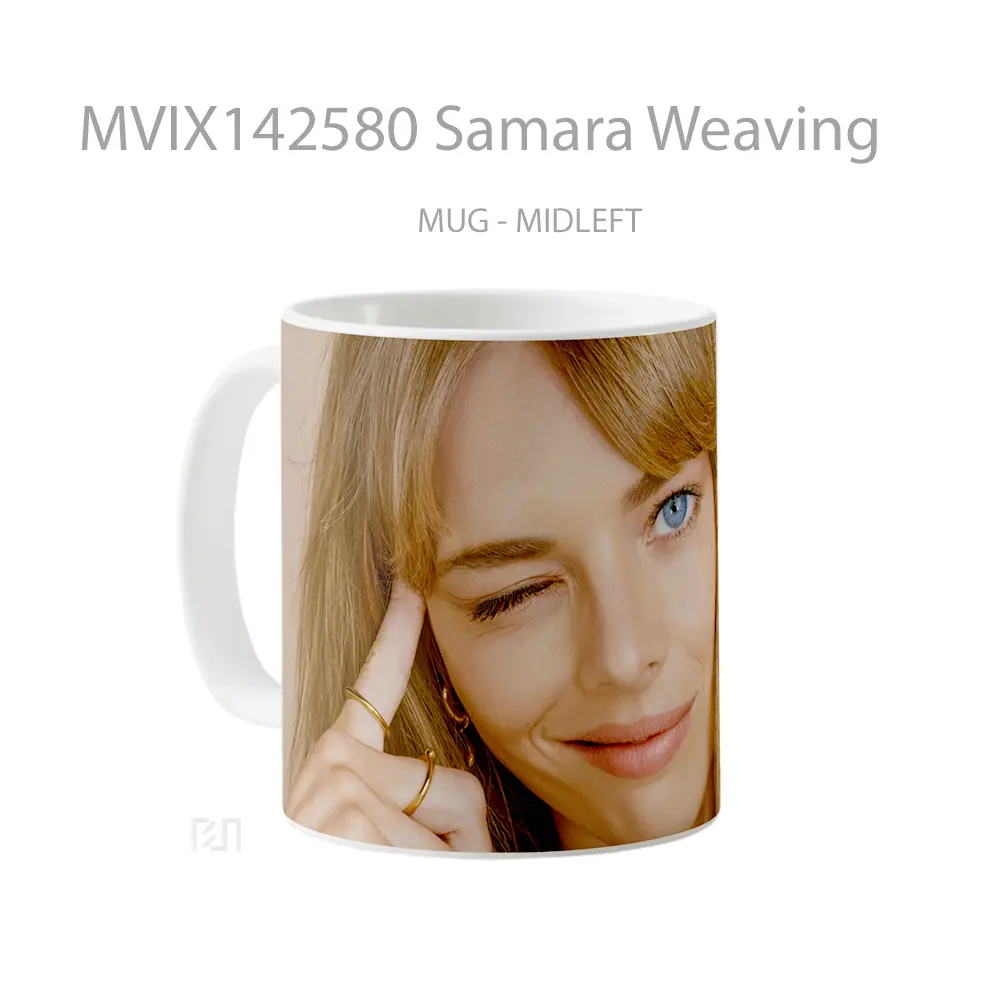 Mug Samara Weaving Gelas Keramik Unik - All-side / Desain