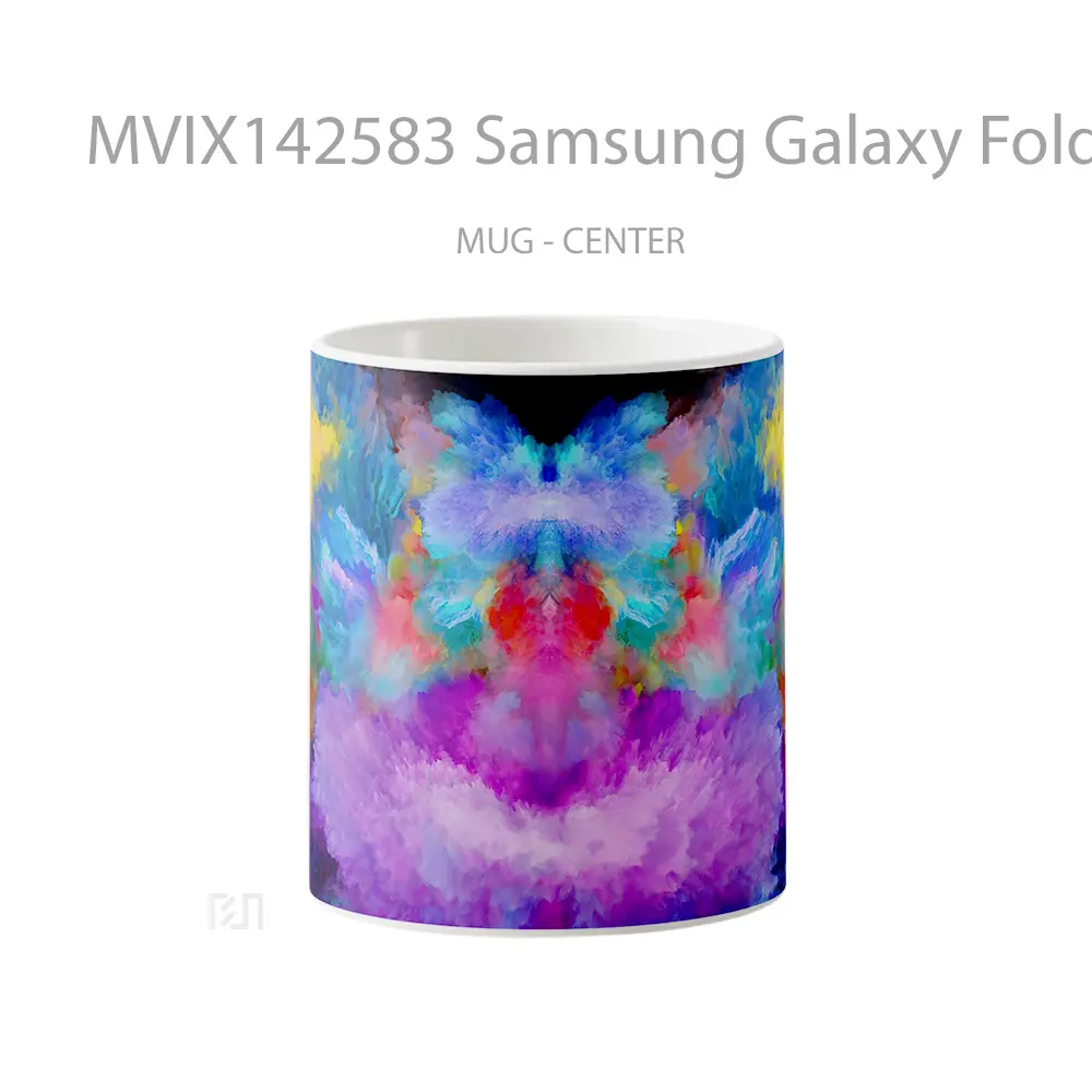 Mug Samsung Galaxy Fold Background Digital Art Gelas Keramik Unik