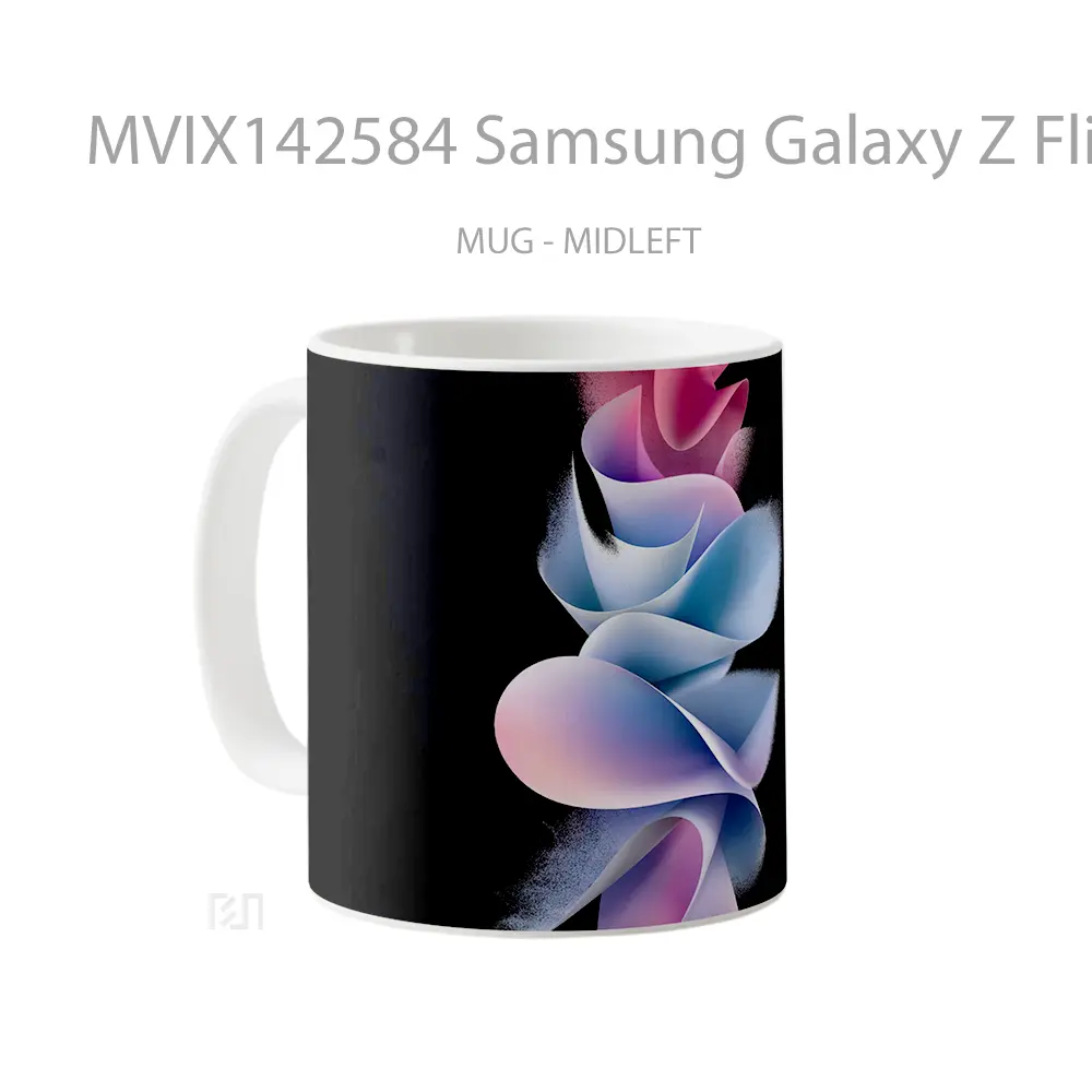 Mug Samsung Galaxy Z Flip 3 Abstract Gelas Keramik Unik - All-side / Desain