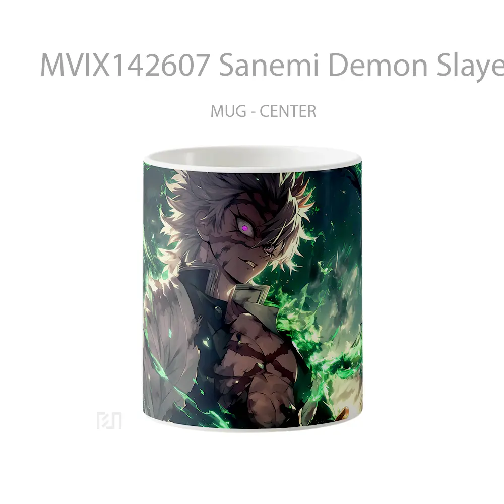 Mug Sanemi Demon Slayer Wind Hashira Gelas Keramik Unik