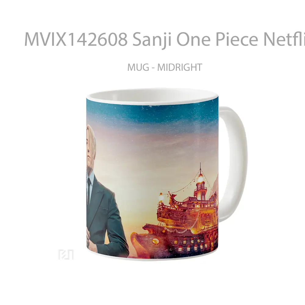 Mug Sanji One Piece Netflix Cangkir Anime - All-side / Desain
