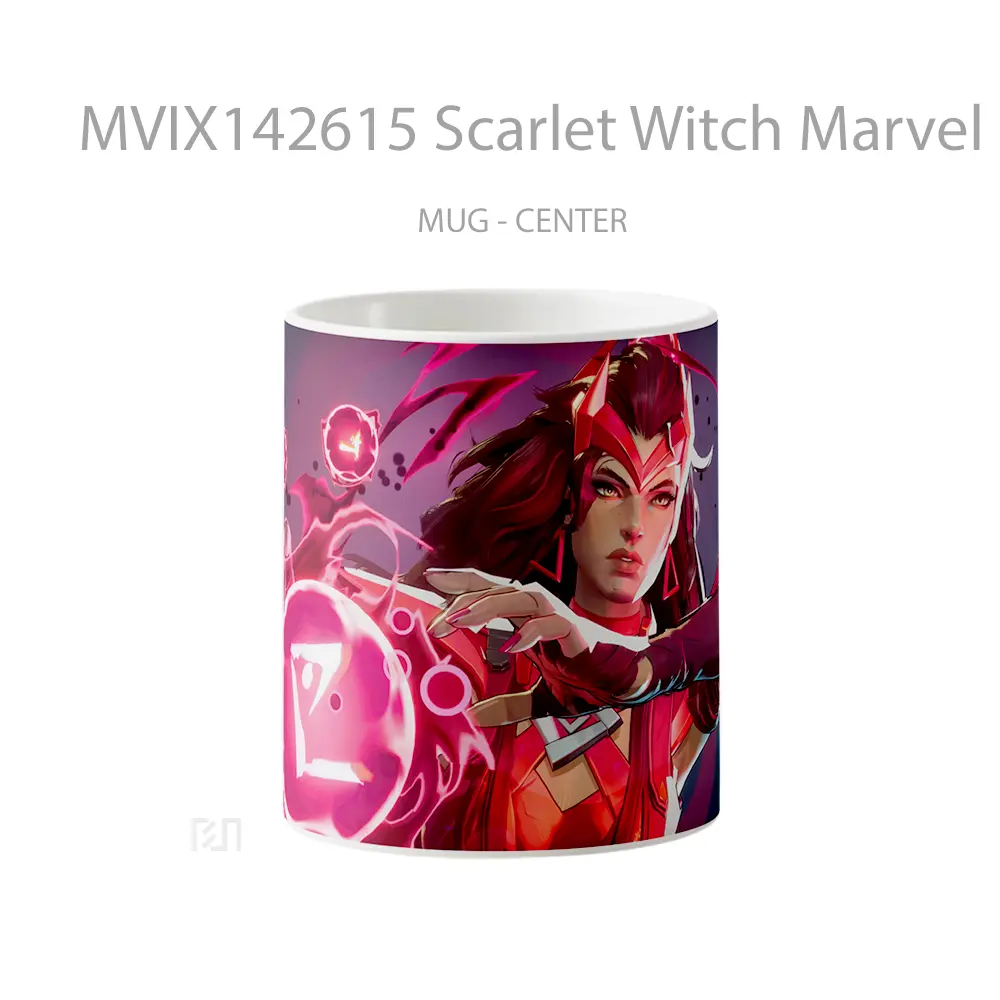 Mug Scarlet Witch Marvel Rivals Gelas Superhero