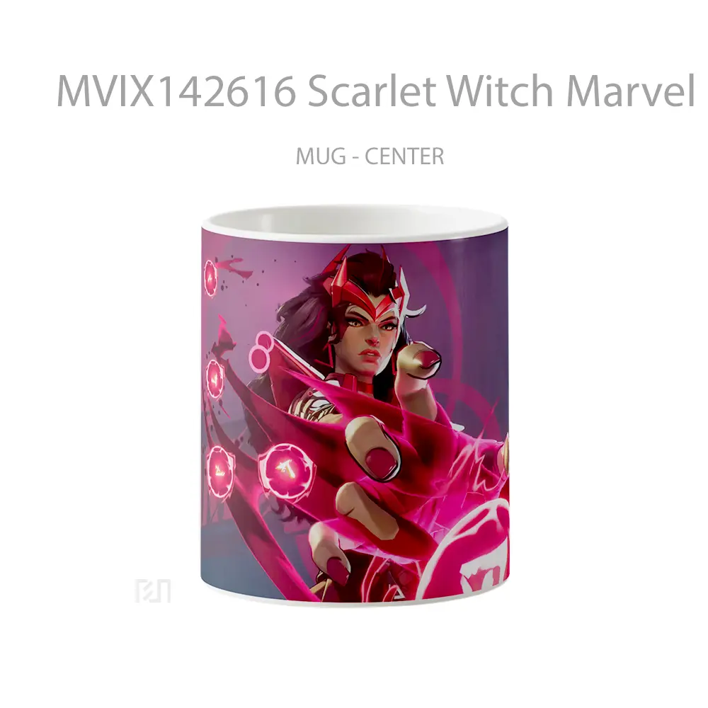 Mug Scarlet Witch Marvel Rivals Gelas Superhero