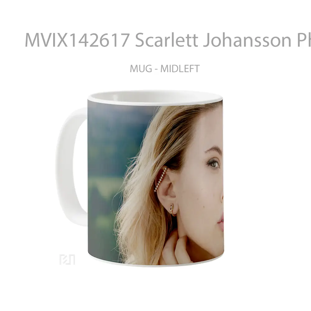 Mug Scarlett Johansson Photo Gelas Keramik Unik - All-side / Desain