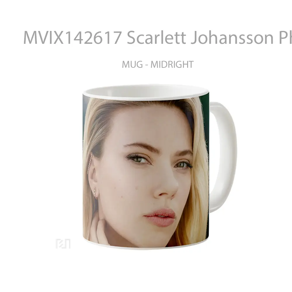 Mug Scarlett Johansson Photo Gelas Keramik Unik - All-side / Desain