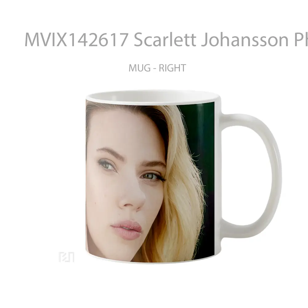 Mug Scarlett Johansson Photo Gelas Keramik Unik - All-side / Desain