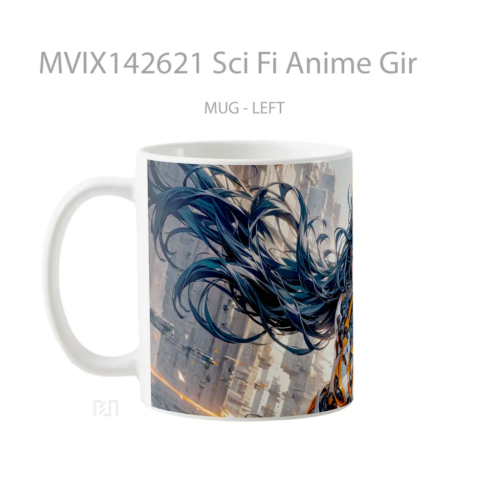Mug Sci Fi Anime Gir Cangkir Anime - All-side / Desain