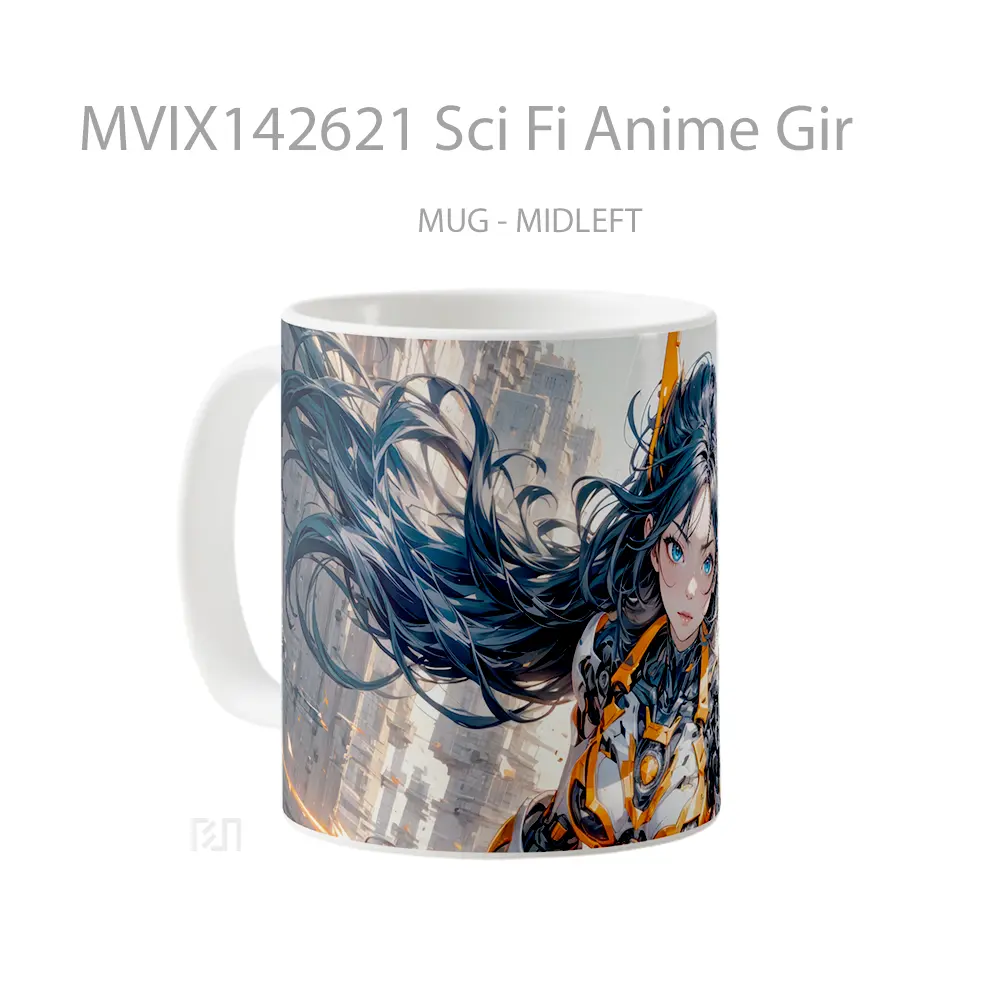Mug Sci Fi Anime Gir Cangkir Anime - All-side / Desain
