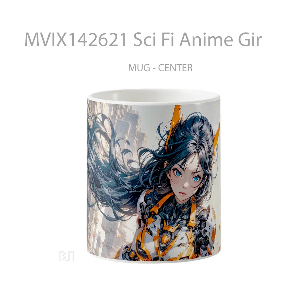 Mug Sci Fi Anime Gir Cangkir Anime