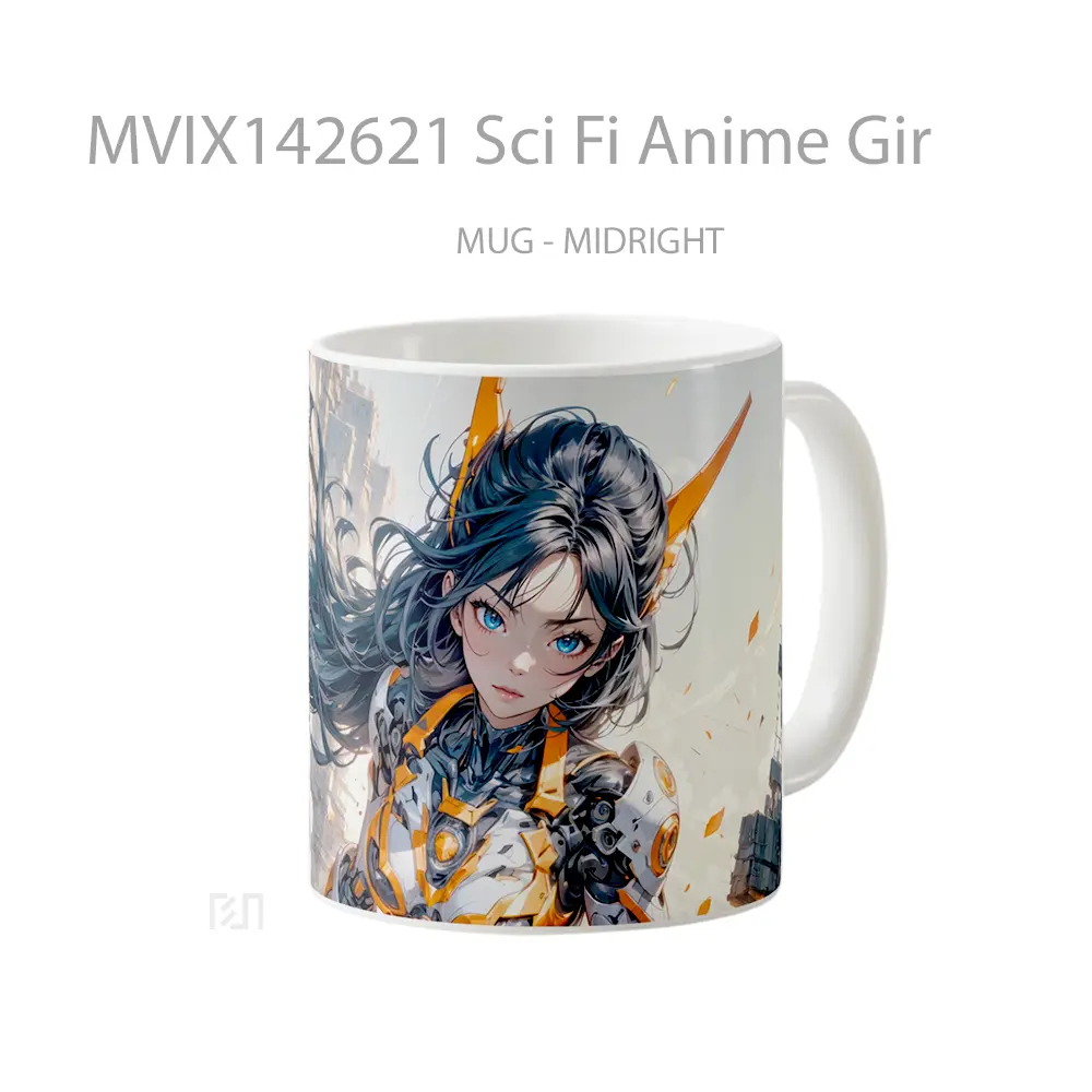 Mug Sci Fi Anime Gir Cangkir Anime - All-side / Desain