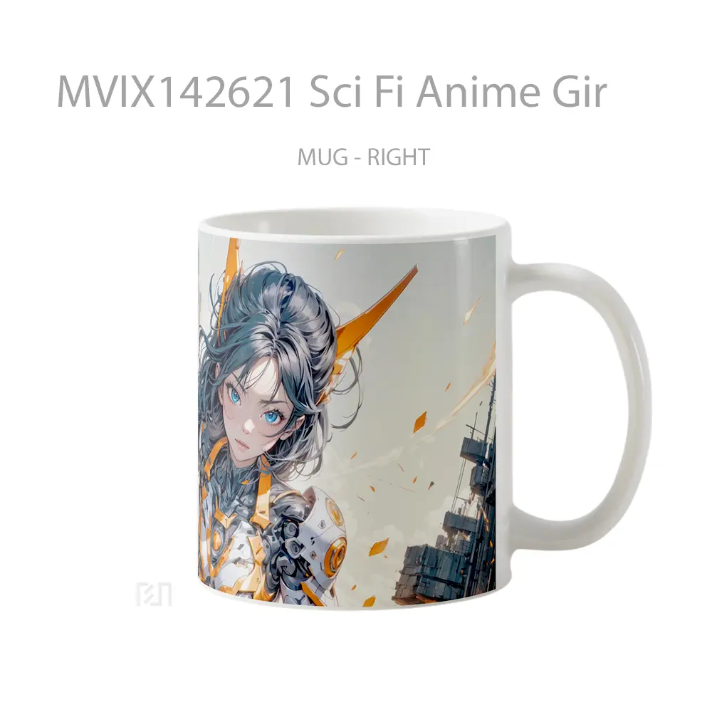 Mug Sci Fi Anime Gir Cangkir Anime - All-side / Desain