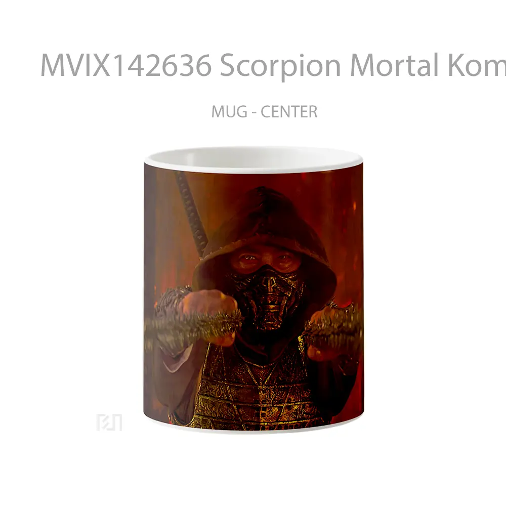 Mug Scorpion Mortal Kombat 2 Movie Gelas Keramik Unik