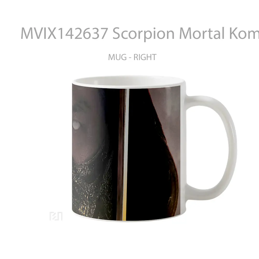 Mug Scorpion Mortal Kombat 2 Poster Gelas Keramik Unik - All-side / Desain
