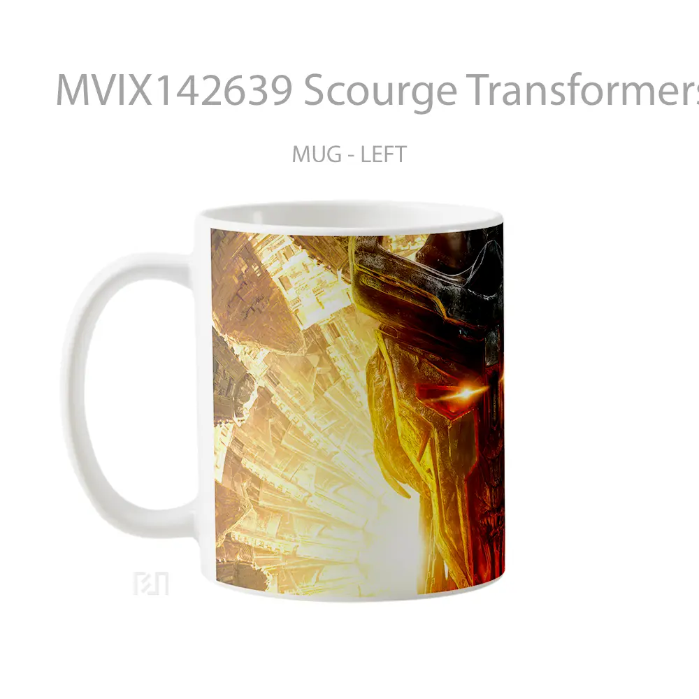 Mug Scourge Transformers Rise Of The Beasts Gelas Keramik Unik - All-side / Desain